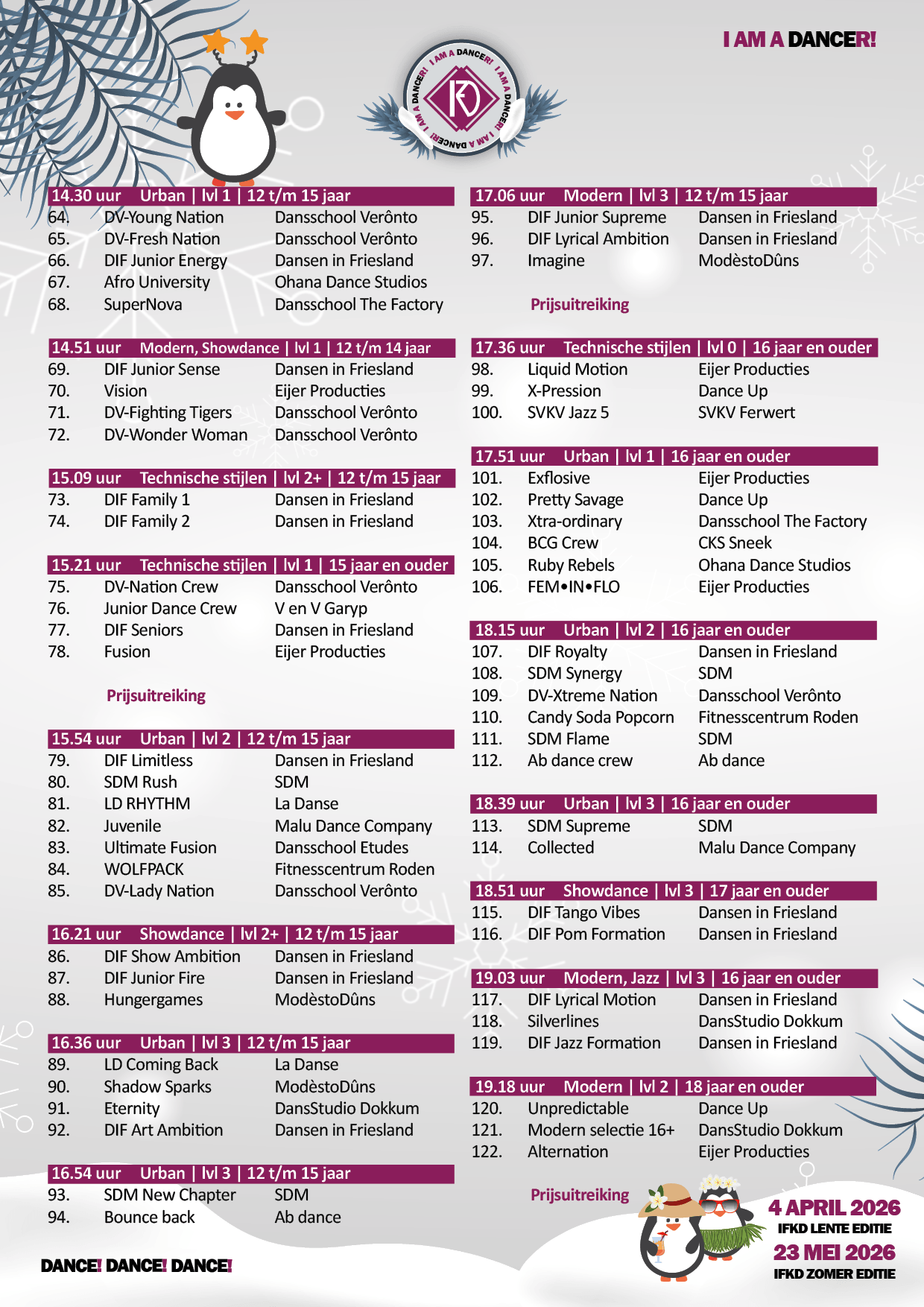 IFKD Winter Programma pagina 2