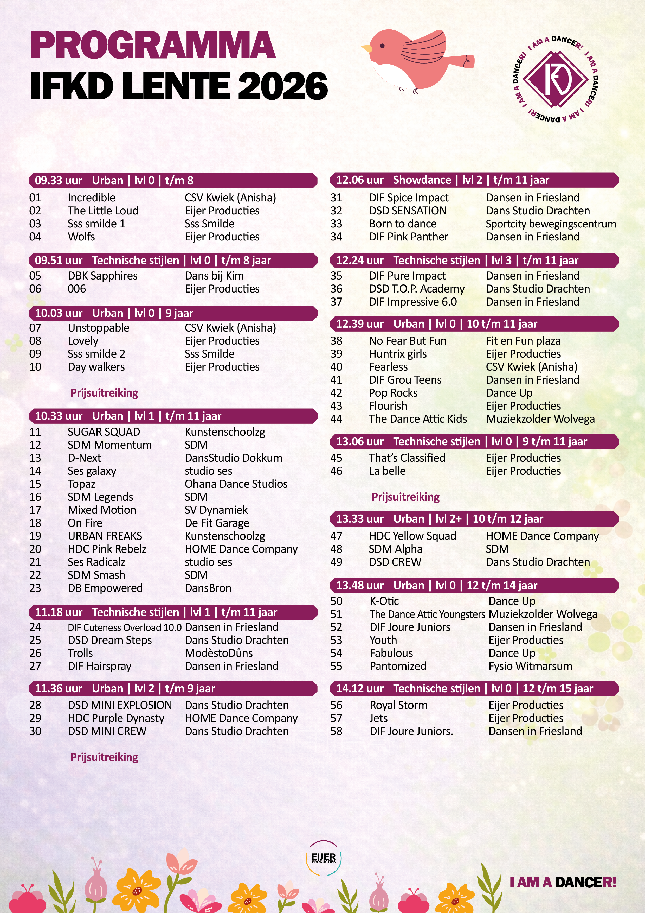 IFKD Winter Programma pagina 1